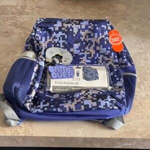 Wonder Nation Blue Camo Backpack